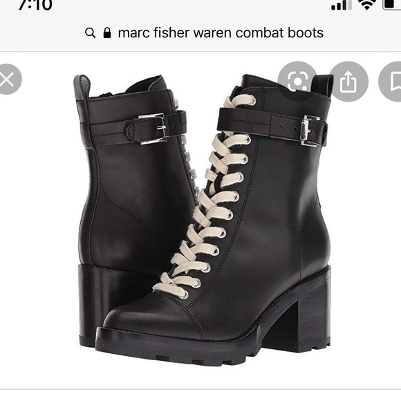 waren combat boot marc fisher ltd